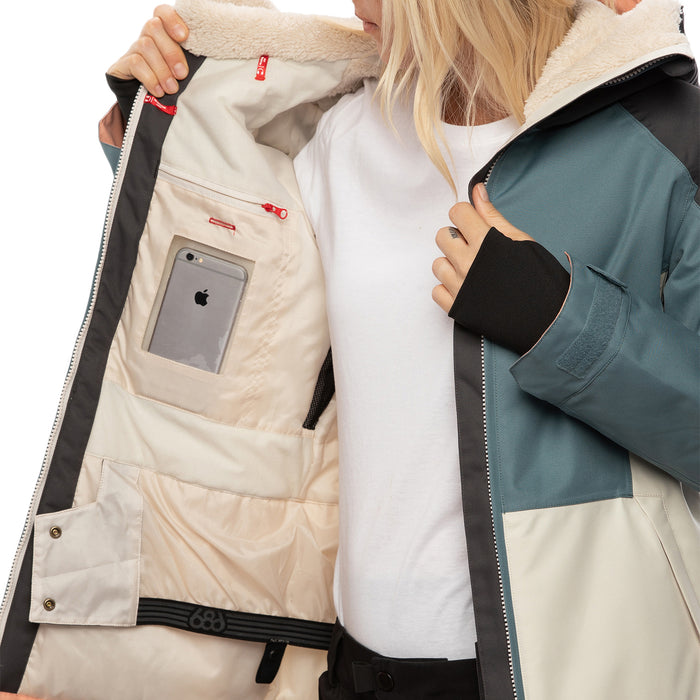 686 Lightbeam Insulated Jacket - Women's Goblin Blue Colorblock