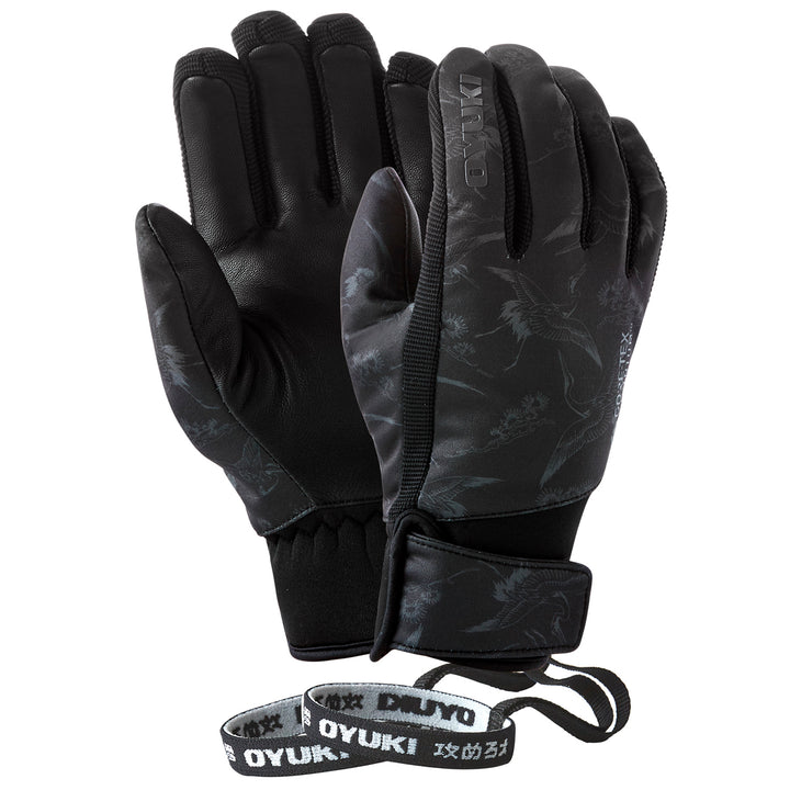 Oyuki Hana GORE-TEX INFINIUM Gloves - Women's Black Crane