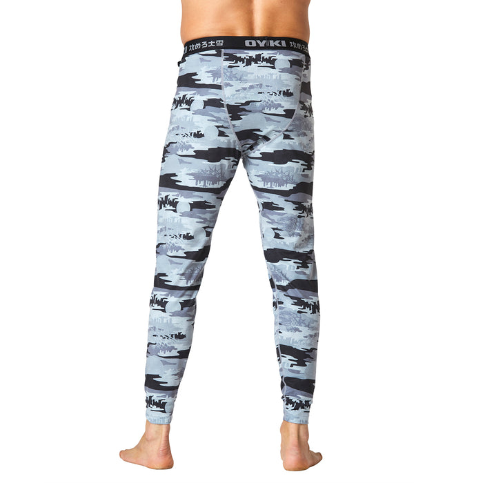 Oyuki Hitatech Base Layer Pants - Men's Grayscale Camo