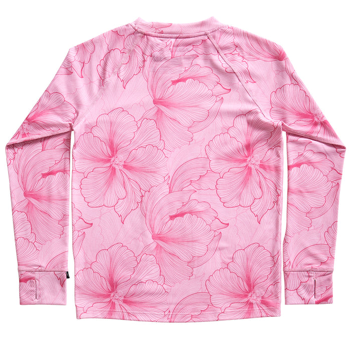 Oyuki Hitatech Base Layer Top - Kids' Pink Hana