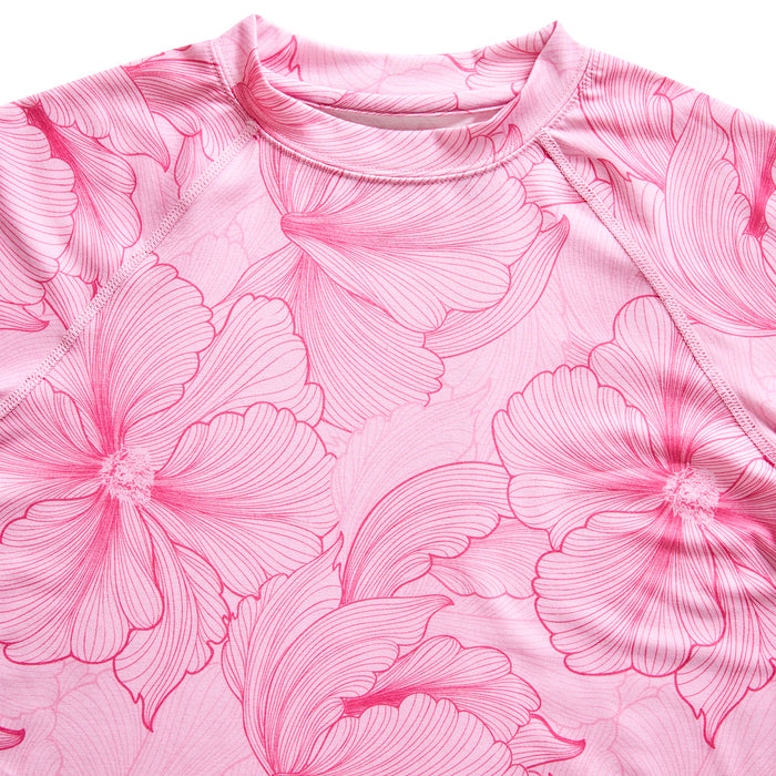 Oyuki Hitatech Base Layer Top - Kids' Pink Hana