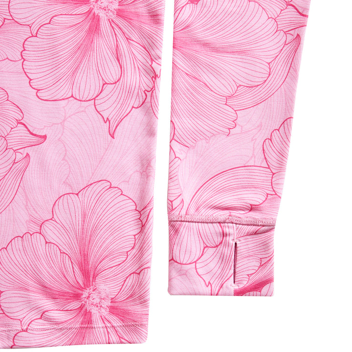 Oyuki Hitatech Base Layer Top - Kids' Pink Hana