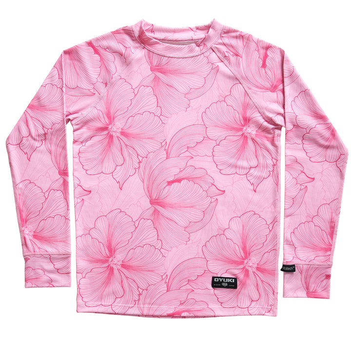 Oyuki Hitatech Base Layer Top - Kids' Pink Hana