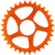 Race Face Narrow Wide Direct Mount Cinch Chainring Orange