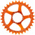 Race Face Narrow Wide Direct Mount Cinch Chainring Orange