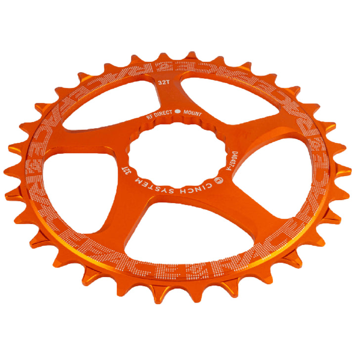 Race Face Narrow Wide Direct Mount Cinch Chainring Orange
