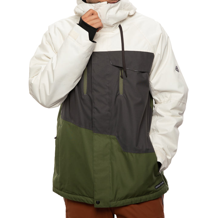 686 Geo Insulated Jacket Birch Wash Colorblock