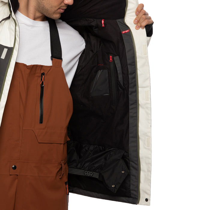 686 Geo Insulated Jacket Birch Wash Colorblock