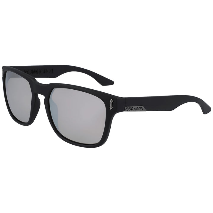 Dragon Monarch XL Sunglasses Matte Black/Silver Ion