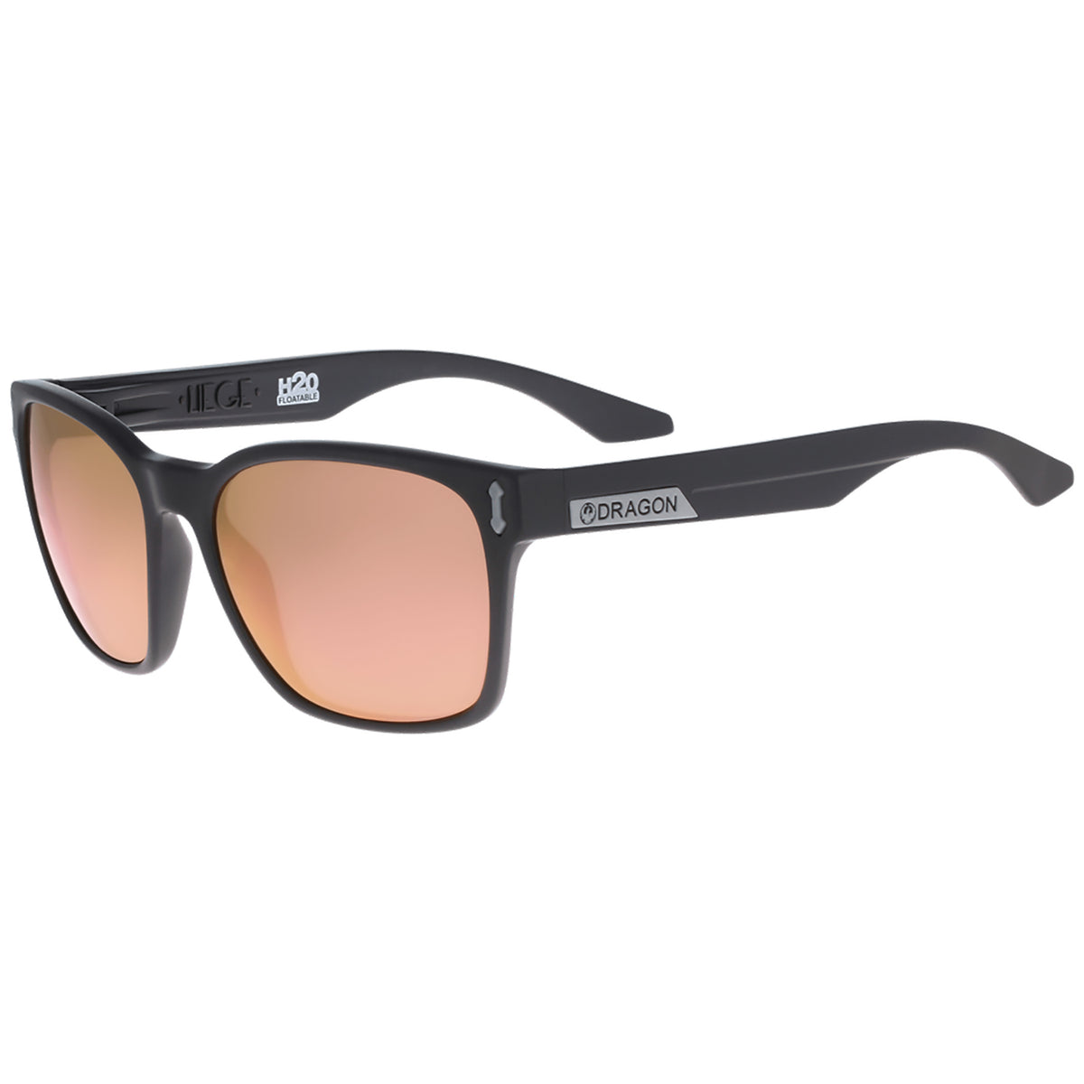 Dragon Liege H20 Sunglasses Matte H20/Rose Gold Ion