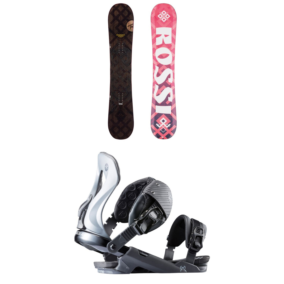 Rossignol Angus Snowboard + XV Snowboard Bindings 2020