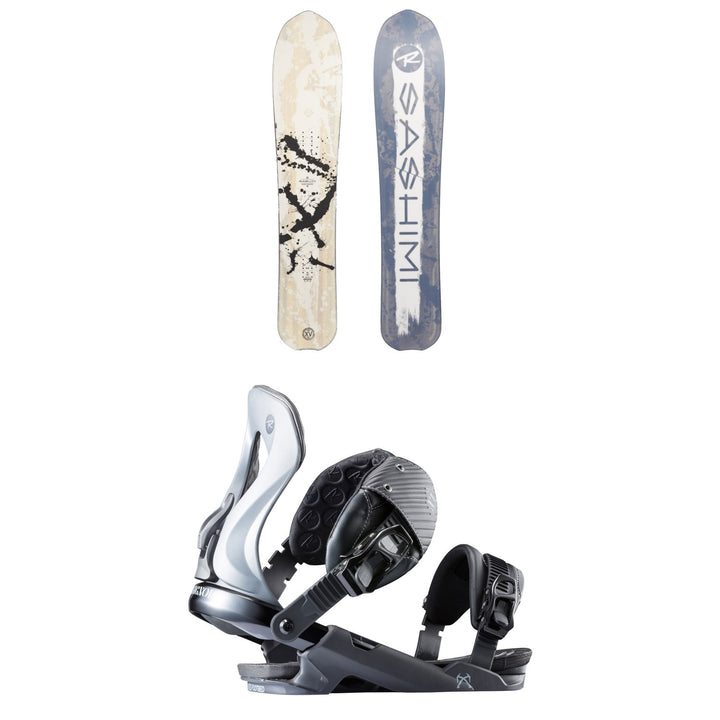 Rossignol XV Sashimi LG White Label Snowboard + XV Snowboard Bindings 2020