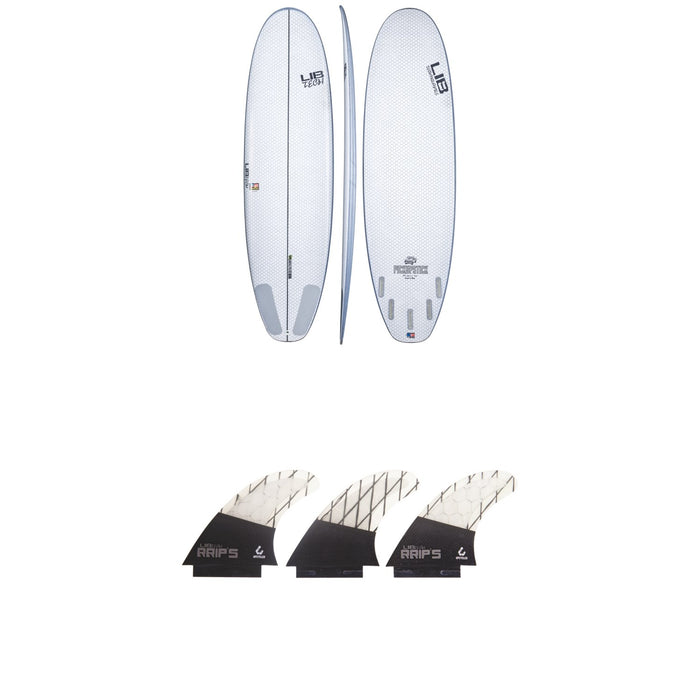 Lib Tech Pickup Stick Surfboard + Lib Tech Tri Medium Fin Set