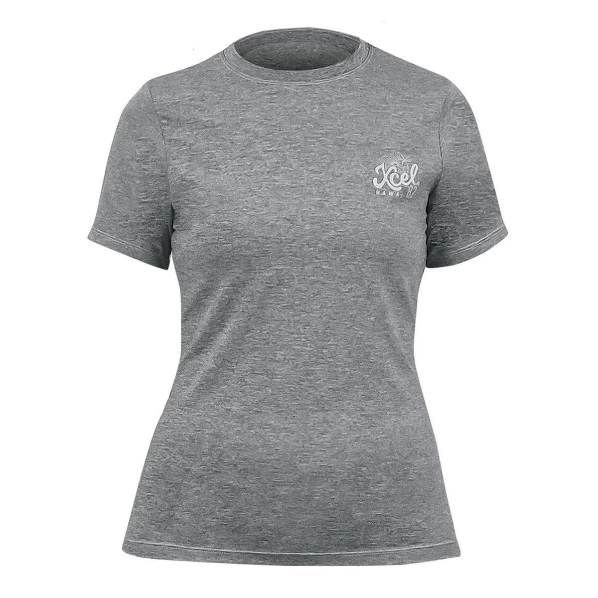 XCEL Premium Stretch Short Sleeve Relaxed Fit Top - Women's Heather Grey
