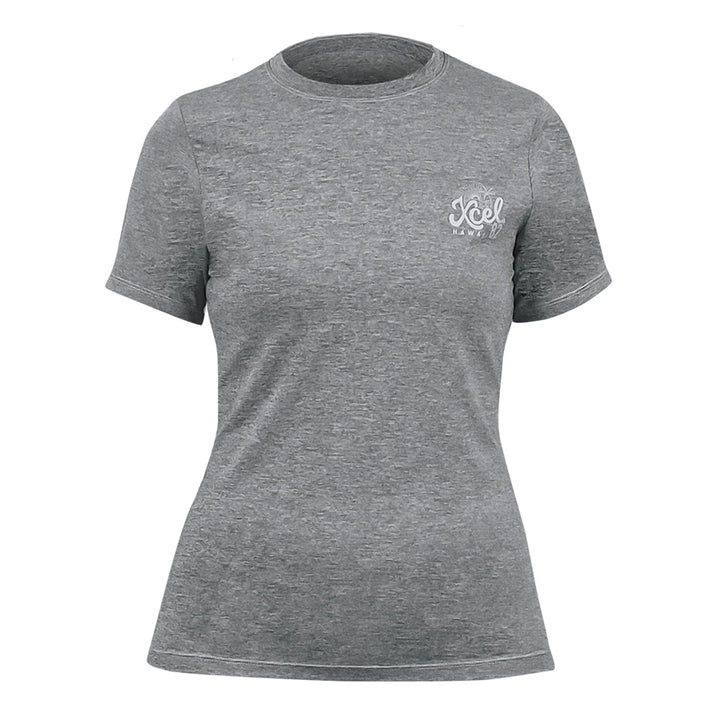 XCEL Premium Stretch Short Sleeve Relaxed Fit Top - Women's Heather Grey