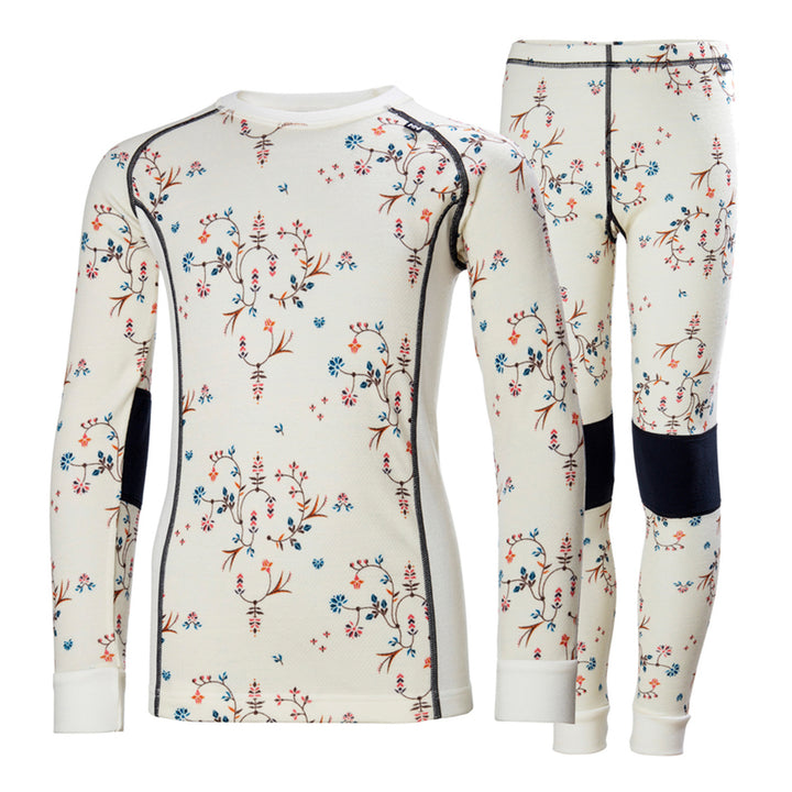 Helly Hansen Lifa Merino Base Layer Set - Kids' Off White