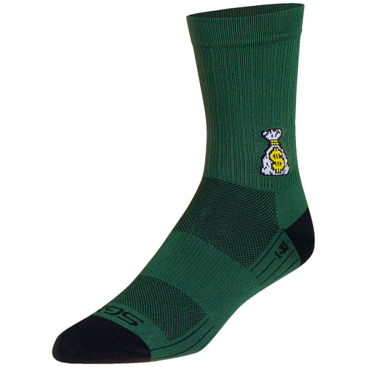 SockGuy SGX 6" Moneybags Bike Socks