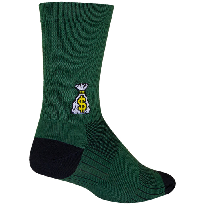 SockGuy SGX 6" Moneybags Bike Socks