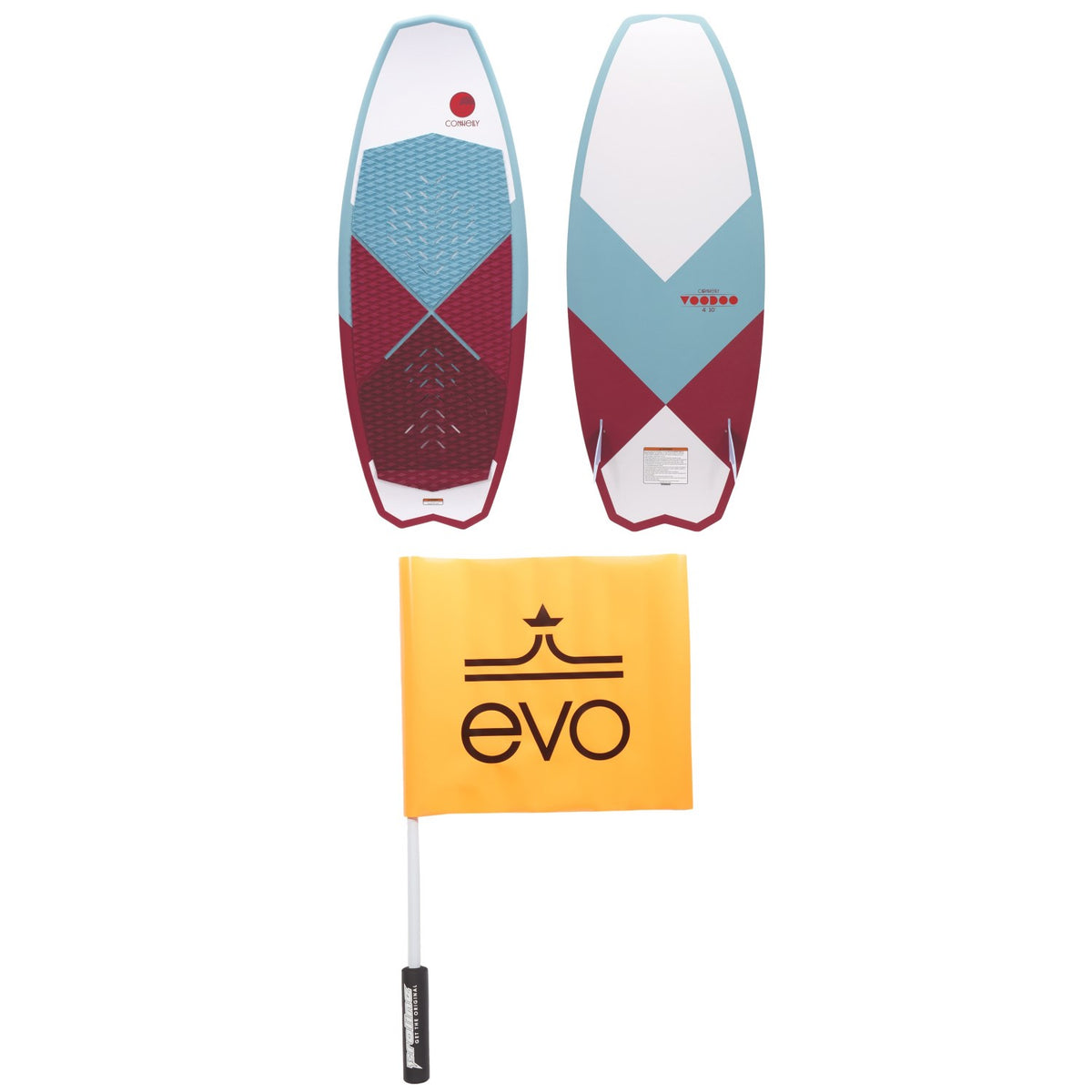 Connelly Voodoo Wakesurf Board 2020 + Proline x evo Safety Flag