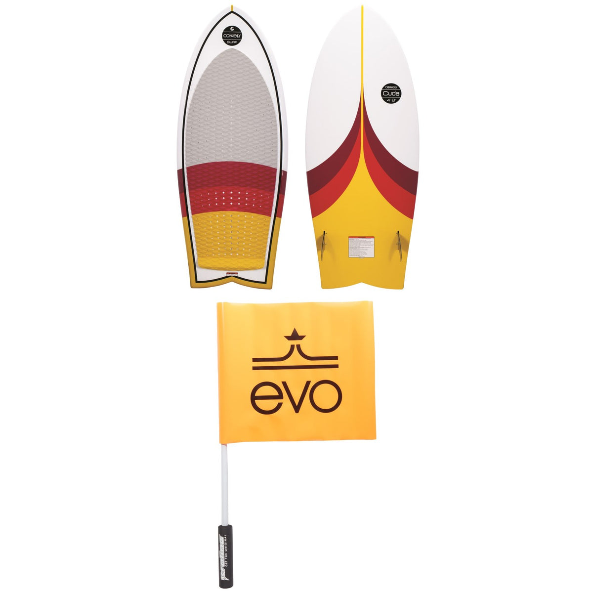 Connelly Cuda Wakesurf Board 2020 + Free Safety Flag
