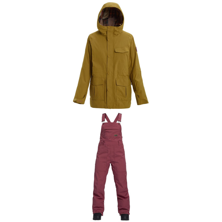 Burton Runestone Jacket + Burton Avalon Bib Pants - Women's