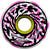 Santa Cruz Slime Balls Swirly Pink White Swirl 78a Skateboard Wheels