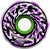 Santa Cruz Slime Balls Swirly Purple White Swirl 78a Skateboard Wheels