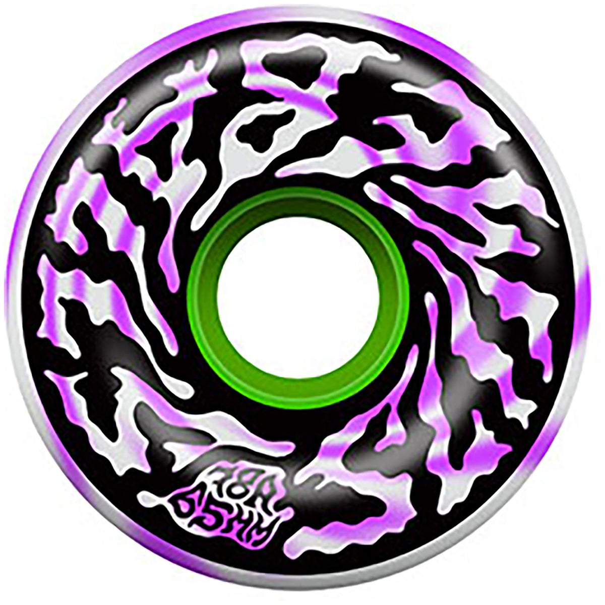 Santa Cruz Slime Balls Swirly Purple White Swirl 78a Skateboard Wheels