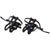 Dimension Combo Compe Toe Clip Pedals