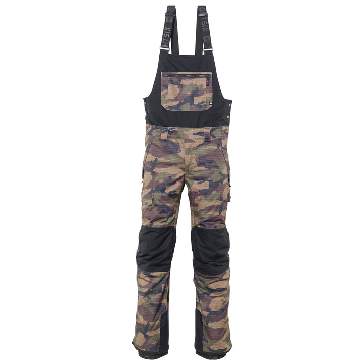 686 Hot Lap Insulated Bibs Dark Camo Colorblock