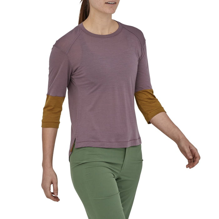 Patagonia Merino 3/4 Sleeve Jersey - Women's Hyssop Purple
