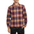 RVCA Subterranean Long-Sleeve Zip Flannel - Men's Oxblood Red