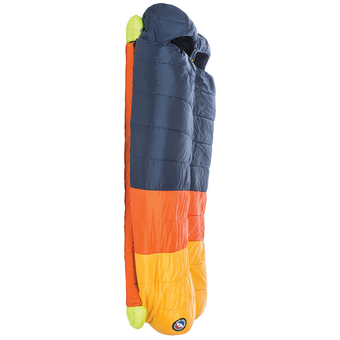 Big Agnes Cabin Creek 15 Sleeping Bag Navy/Orange/Yellow