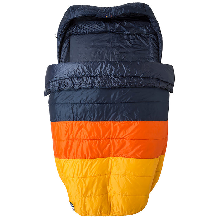Big Agnes Cabin Creek 15 Sleeping Bag Navy/Orange/Yellow