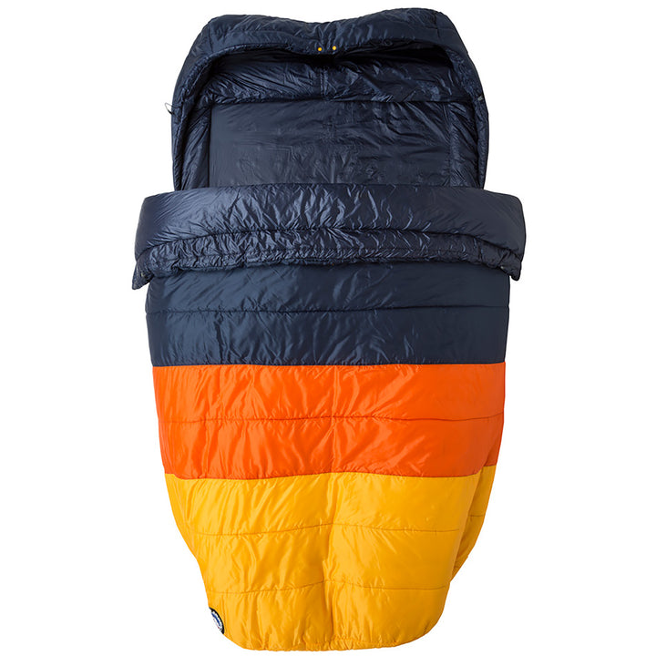 Big Agnes Cabin Creek 15 Sleeping Bag Navy/Orange/Yellow
