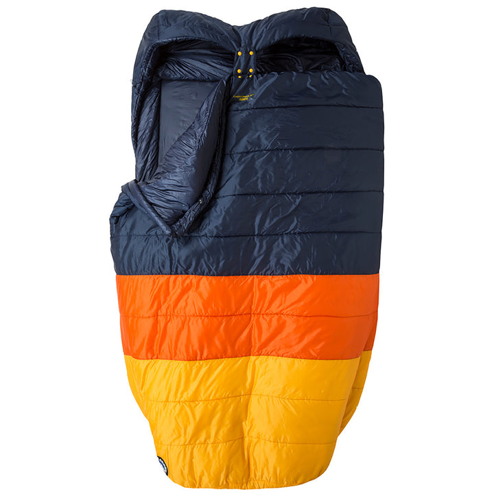 Big Agnes Cabin Creek 15 Sleeping Bag Navy/Orange/Yellow