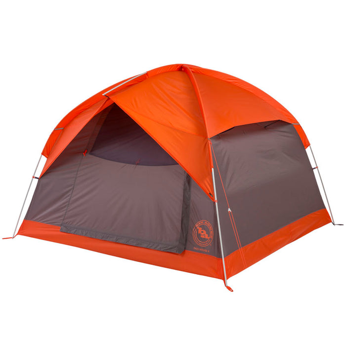 Big Agnes Dog House 4-Person Tent Orange/Taupe/Eggplant