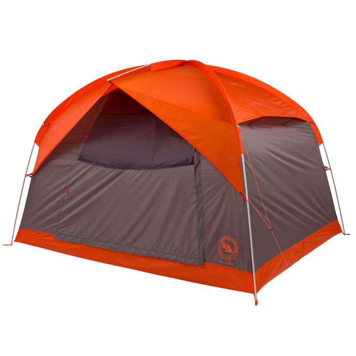 Big Agnes Dog House 6-Person Tent Orange/Taupe/Eggplant