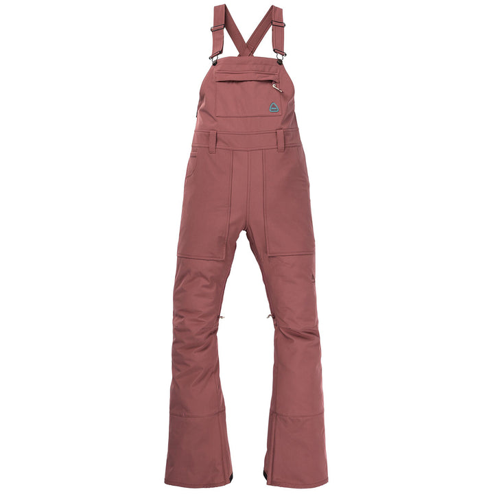 Burton Avalon Softshell Bibs - Women's Rose Brown