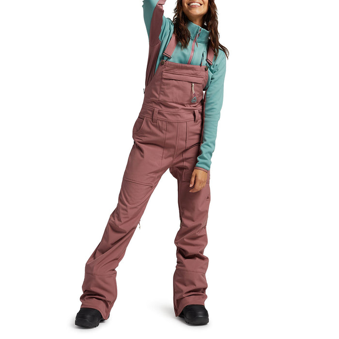 Burton Avalon Softshell Bibs - Women's Rose Brown