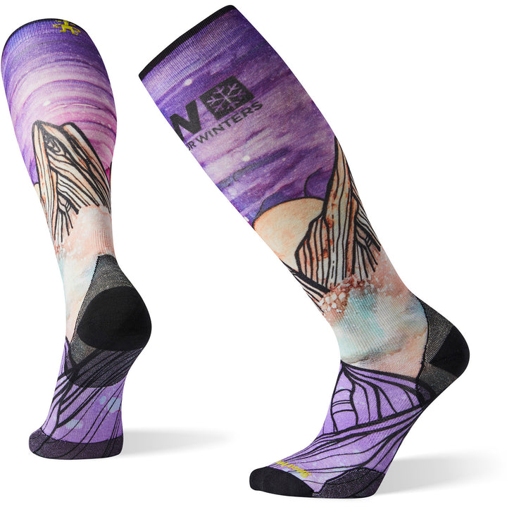 Smartwool PhD Ski Ultra Light POW Print Socks Multi Color