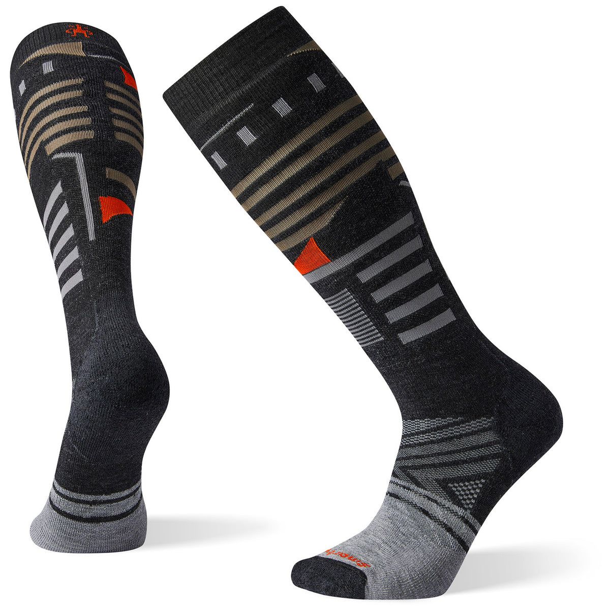 Smartwool PhD Ski Medium Pattern Socks Charcoal