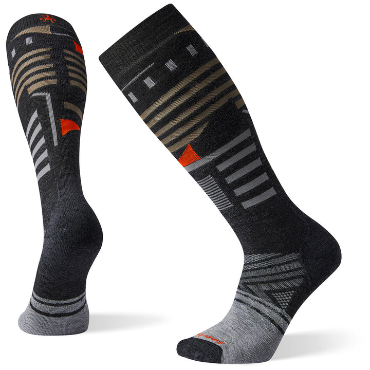Smartwool PhD Ski Medium Pattern Socks Charcoal