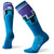Smartwool PhD Ski Ultra Light Pattern Socks - Women's Ocean Abyss