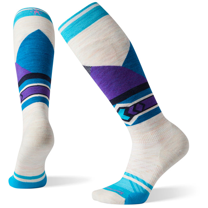 Smartwool PhD Ski Light Elite Pattern Socks - Women's Moonbeam