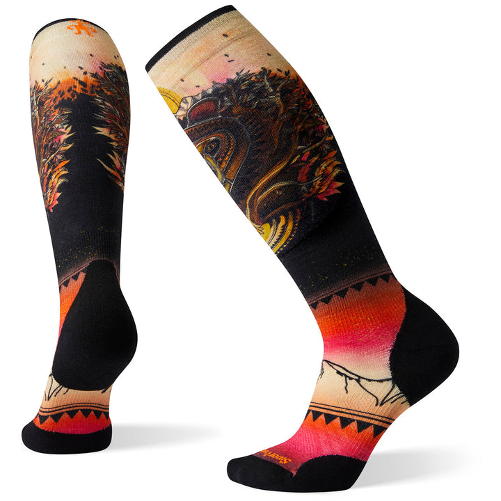Smartwool PhD Ski Light Elite Print Socks - Women's Multi Color