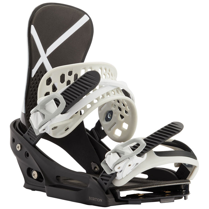Burton X EST Snowboard Bindings 2022 White/Black