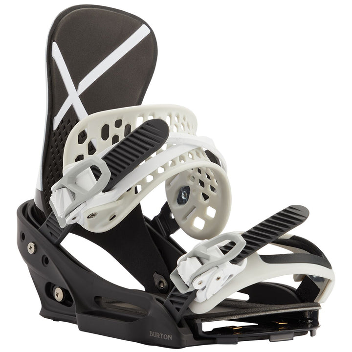 Burton X EST Snowboard Bindings 2022 White/Black