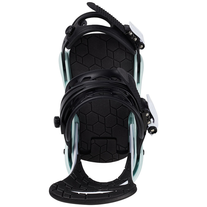 Burton Mission Smalls Snowboard Bindings - Kids'  Neo-Mint/White