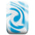 Santa Cruz Slime Balls Swirly Trans Blue Swirl 78a Skateboard Wheels